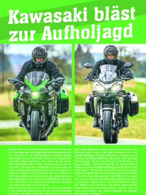 Kawasaki H2 SX SE und Versys 650