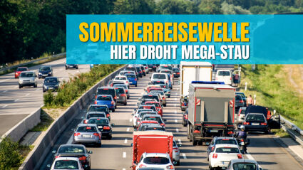 Sommerreisewelle rollt: Hier droht am Wochenende der Mega-Stau