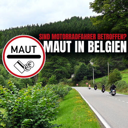 Belgien-Maut ab 2027: gilt sie auch für Motorräder?