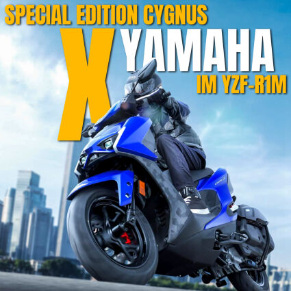 Yamaha Cygnus X Special Edition: 125er-Roller im R1M-Look