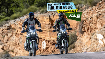 Kawasaki KLE500: 500 € Bonus für Neukäufer 