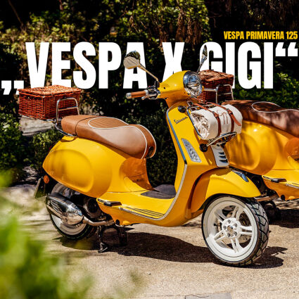 Vespa Primavera 125 x Gigi: Sonnengelbe Sonderedition für Saint-Tropez