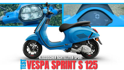 Vespa Sprint S 125 im Test: klassischer Achtelliter im Test