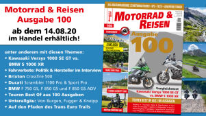 Vorschau: Motorrad & Reisen Jubiläumsausgabe 100