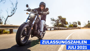 Zulassungszahlen Juli 2021: Naked Bikes und Reiseenduros dominieren