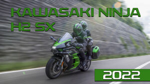 Kawasaki Ninja H2 SX geht drehmomentstärker und radarunterstützt ins Jahr 2022