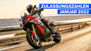Zulassungszahlen Januar 2022: Hohe Nachfrage nach Reiseenduros und Rollern