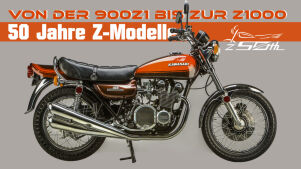 50 Jahre Z-Modelle – von der 900Z1 bis zur Z1000