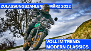 Zulassungszahlen März 2022 – Classic-Bikes gefragt wie nie