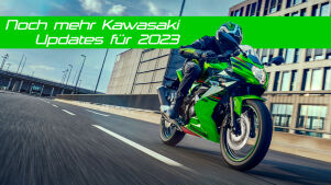 Mehr als nur neue Farben – Kawasaki updatet weitere Modelle für 2023
