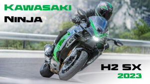 Es werde Licht – Kawasaki „Ninja H2 SX“ 2023 mit neuer Lichttechnik