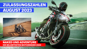 Motorrad-Neuzulassungen August 2023 – eine Tour durch die Marktsegmente