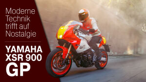 Yamaha XSR900 GP – Moderne Technik trifft auf Nostalgie