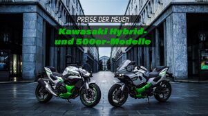 Preise der Neuen Kawasaki Hybrid- und 500er-Modelle 2024