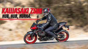 Test-Telegramm Kawasaki Z500 – Hub, Hub, Hurra