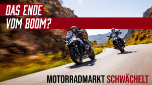 Zulassungszahlen: Motorradmarkt schwächelt