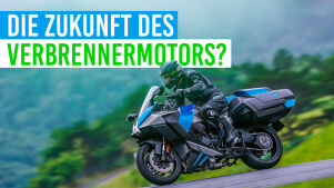 Kawasaki zeigt Wasserstoffmotorrad