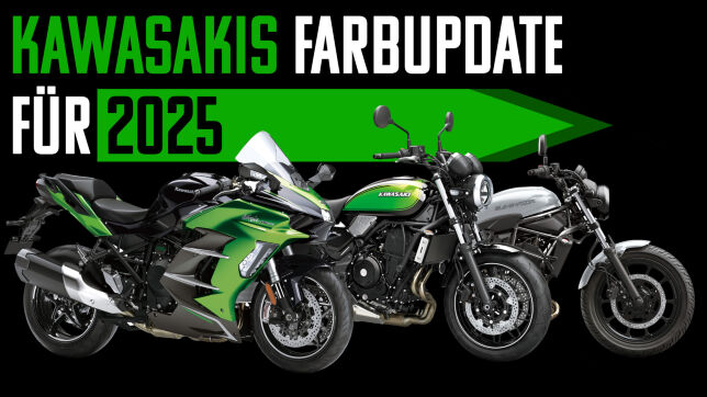 Kawasaki stellt neue Farben für zahlreiche Modelle vor