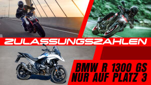 Zulassungszahlen Motorräder – Kawasaki und Honda vorne, BMW folgt auf Platz 3