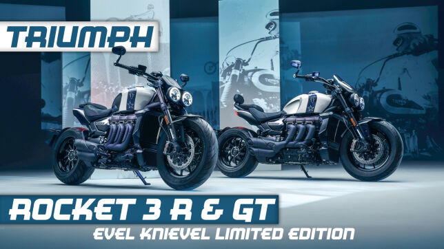 Evel Knievel Limited Edition – Triumph Rocket 3 R & GT als Sondermodell
