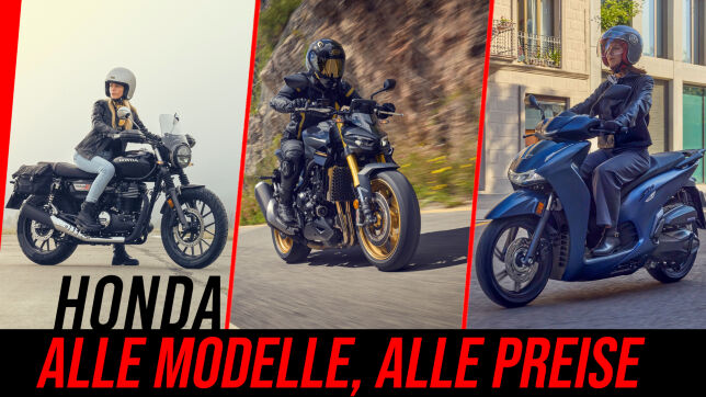 Honda Motorräder – aktuelle Preise aller Modelle
