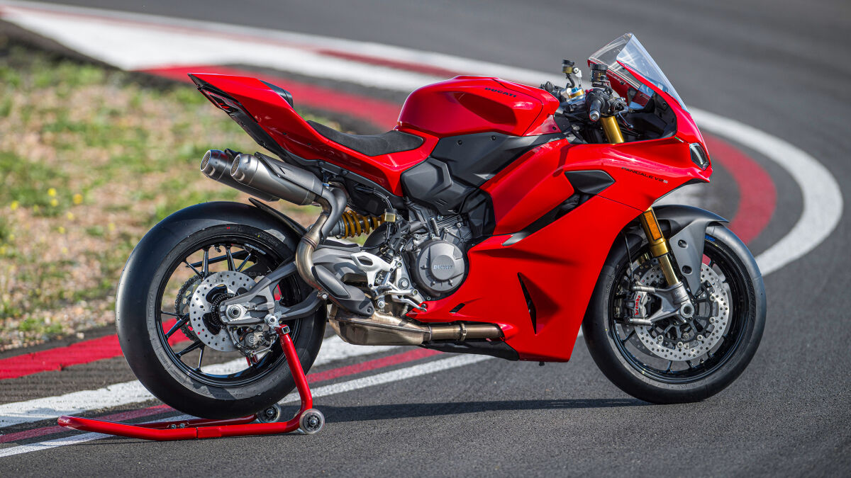 Leichtbau perfektioniert und optisch ein Leckerbissen – die Panigale V2 S