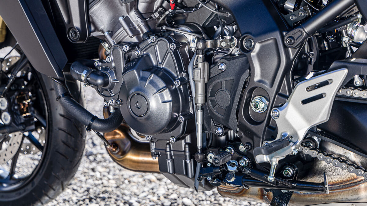 Allzweckwaffe CP3: Der 119-PS-Dreizylinder kommt in zahlreichen Modellen von Yamaha zum Einsatz. Untenrum powert er wie ein Zweizylinder, obenrum dreht er wie ein Vierzylinder – ein famoses Triebwerk
