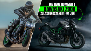 Neuzulassungen Motorräder (Juni 2025)  – Z900 düpiert GS mit und ohne Strich