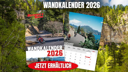 Motorrad & Reisen Wandkalender 2026