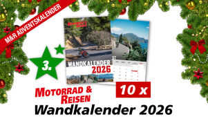 M&R Adventskalender 2025 – Türchen Nr. 3 – Motorrad & Reisen Wandkalender 2026