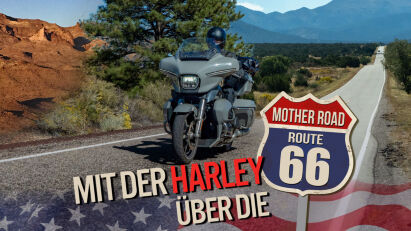 Mit der Harley über die Route 66