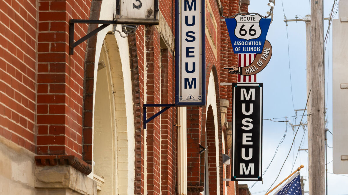 Route 66 Hall of Fame and Museum – ein Muss für Route 66-Fans: Das Hall-of-Fame-Museum in Pontiac ist ein echtes US-Kleinod