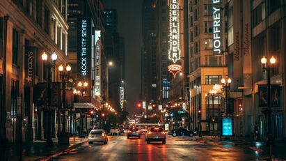 Randolph Street in Chicago