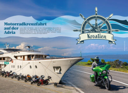 Motorradkreuzfahrt auf der Adria
