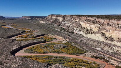 Landschaft entlang der Route 66