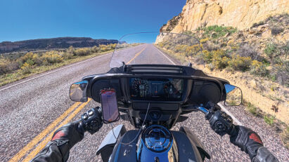 POV: Allein auf der Route 66 unterwegs