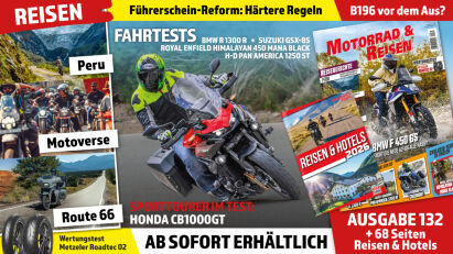 Motorrad & Reisen 132 mit „Reisen & Hotels 2026“ – ab sofort erhältlich!