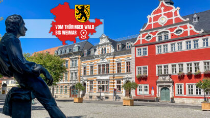 Tour 2: Motorradtour durch den Thüringer Wald bis Weimar