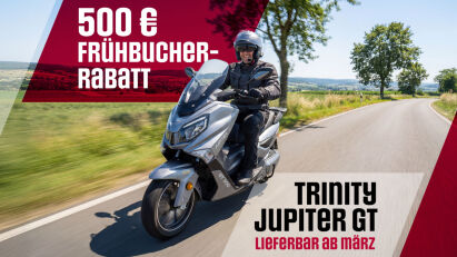 Trinity Jupiter GT mit Frühbucher-Rabatt erhältlich