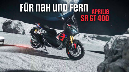 Aprilia SR GT 400: Neues Topmodell der SR-GT-Baureihe
