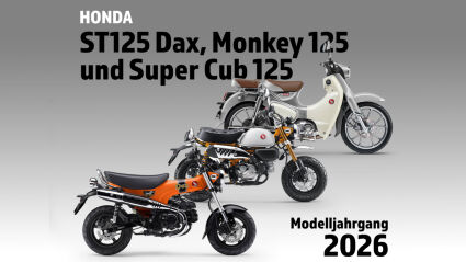 Honda Dax, Monkey und Super Cub im Modelljahr 2026