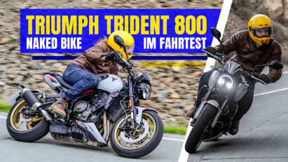 Dreizack auf Speed – erste Fahrt mit der Triumph Trident 800
