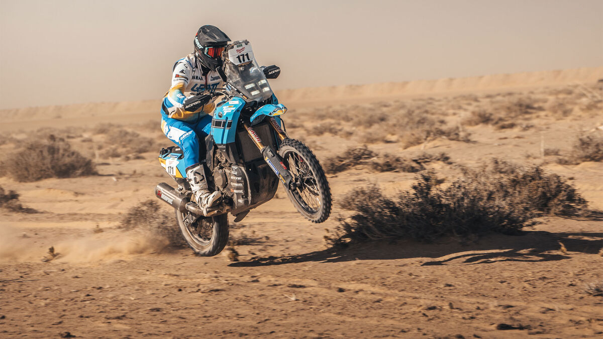 Deutscher Kevin Gallas gewinnt das Africa Eco Race am Lac Rose 
