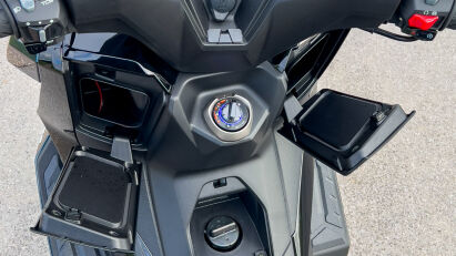 Kymco Downtown GT 125 – Stauraum