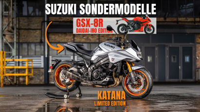 Suzuki zeigt Katana Limited Edition und GSX-8R Daidai-Iro Sondermodelle 2026