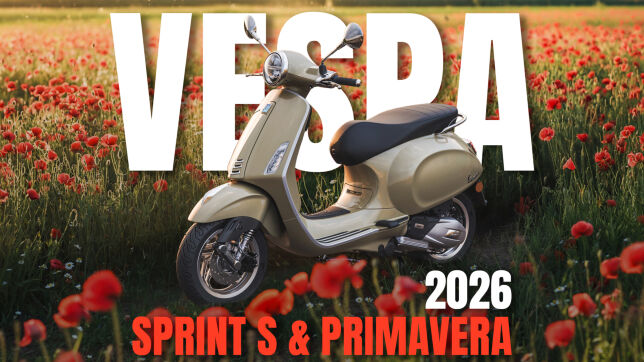 Vespa Primavera und Sprint S erhalten Technik-Update
