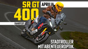 Testfahrt: Aprilia SR GT 400 – Crossover-Roller mit Schmackes