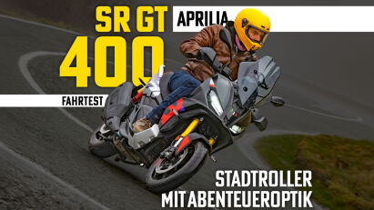 Testfahrt: Aprilia SR GT 400 – Crossover-Roller mit Schmackes