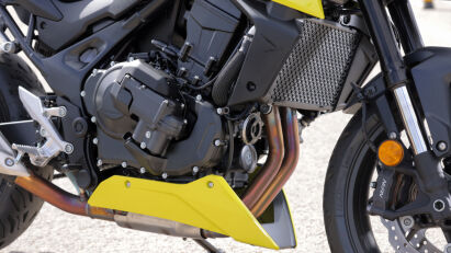 Honda CB750 Hornet mit E-Clutch – Hinterrad