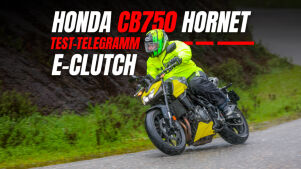 Test-Telegramm: Honda CB750 Hornet mit E-Clutch